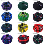 Scottish Traditional beret Tam o' Shatner Acrylic Wool Tammy Hat Pom Pom flat bonnet cap