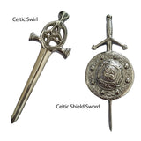 Celtic Swirl-Celtic Shield Sword